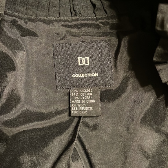 DD Collection, Black Ruffle Blazer, 4 - Picture 4 of 5